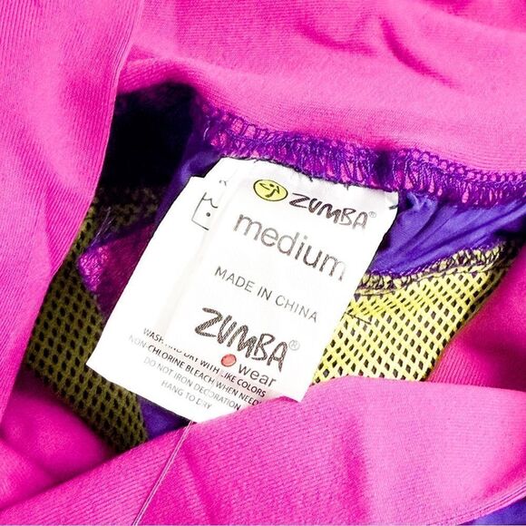 Zumba Women's Shout-Out Cargo Pants Amethyst Indigo Dance Fitness - Picture 3 of 10